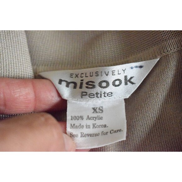 Vintage‎ Tan and Black Acrylic Knit Top size XS - Picture 8 of 10